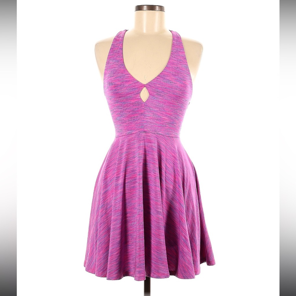 Silence + Noise Athleisure Wear Pink and Purple A-line Dress Size Small